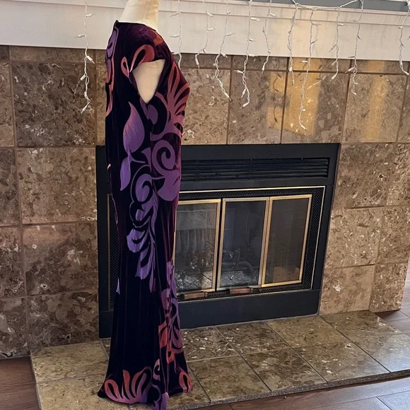 $525 Johnny Was Toto Bias Maxi Dress Size Small - CHECK OUT JOHNNY WAS WEBSITE - Picture 3 of 7